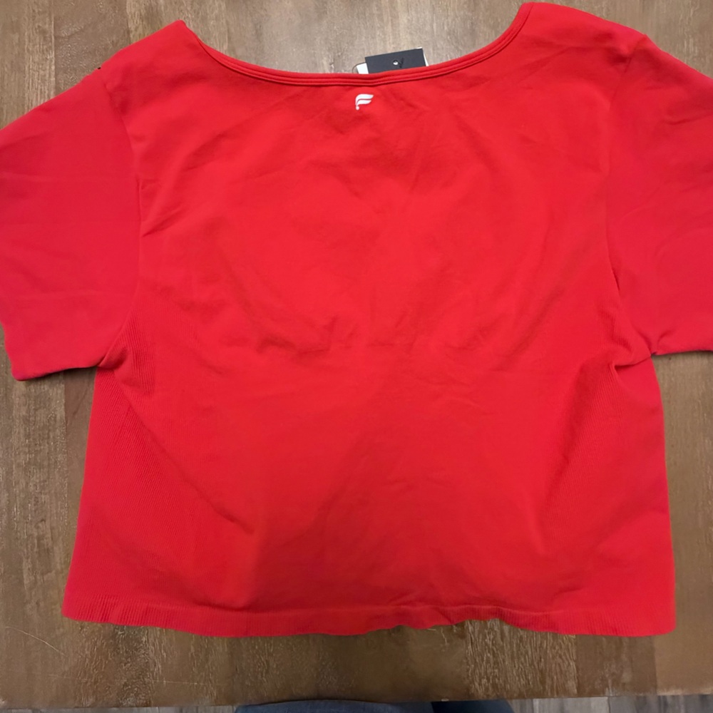 Fabletics Red Women's Top Crop